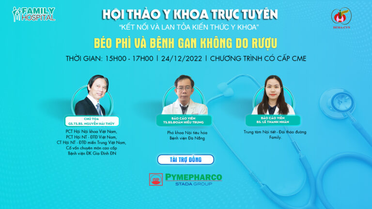 Diễn đàn y khoa trực tuyến tháng 12/2022: Béo phì và bệnh gan không rượu